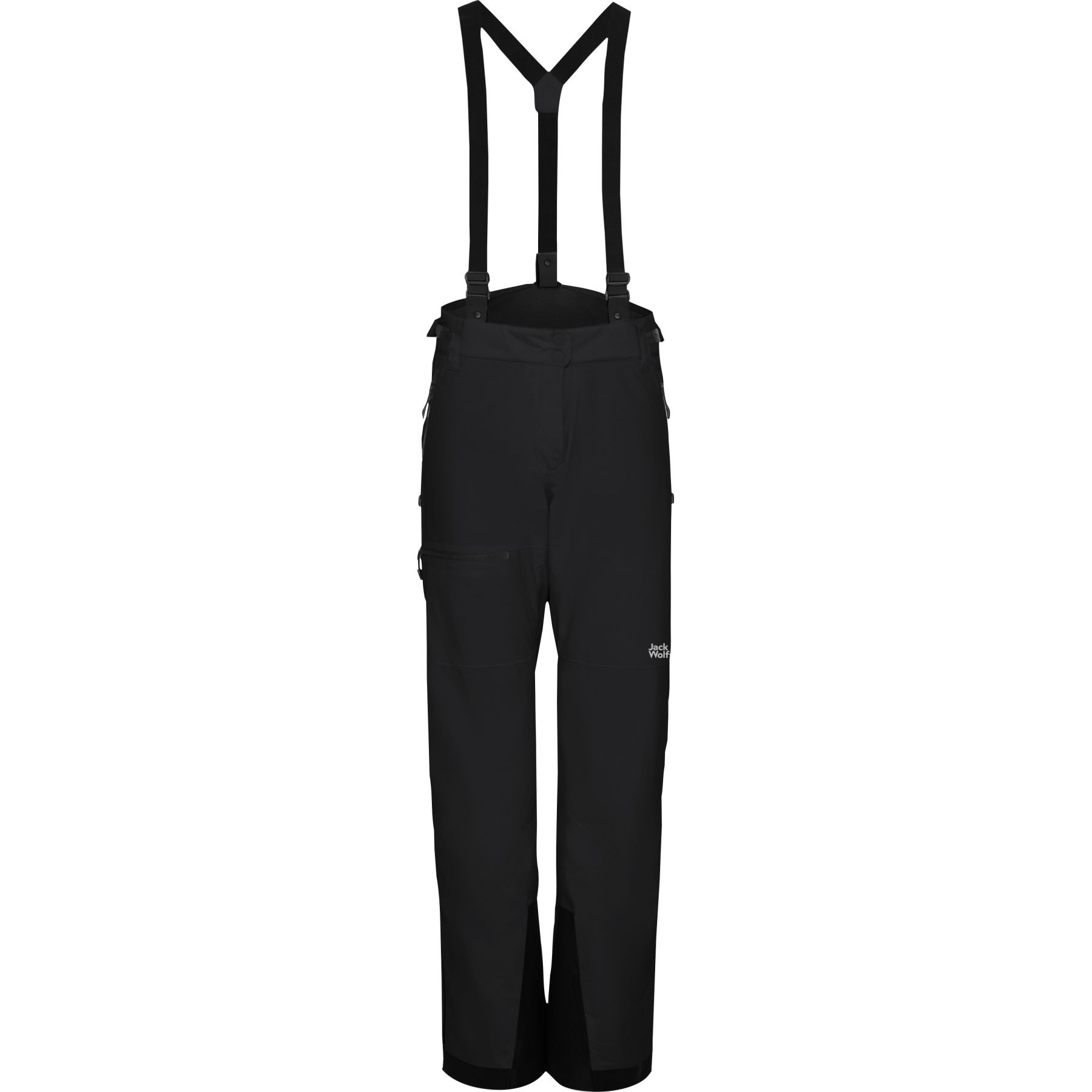 Jack Wolfskin Flowline Pro 2L Ins, pantalón de esquí, mujer, negro