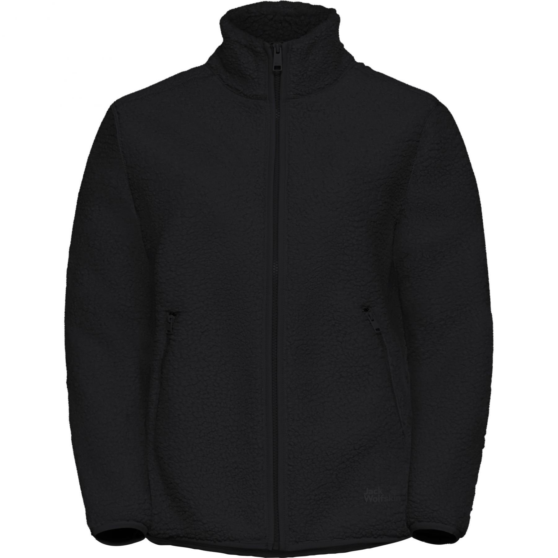 Jack Wolfskin High Curl, chaqueta polar, mujer, negro