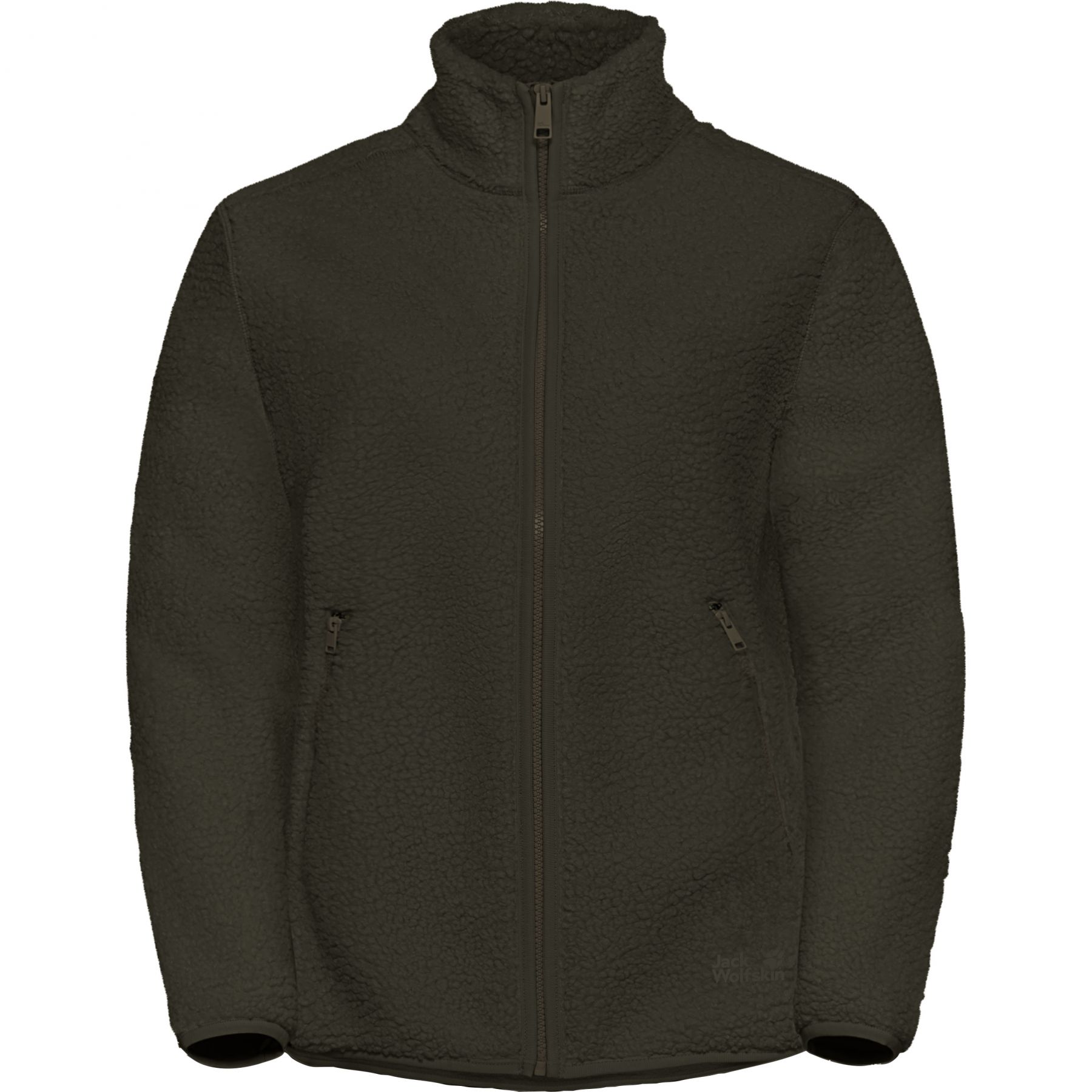 Jack Wolfskin High Curl, chaqueta polar, mujer, verde oscuro