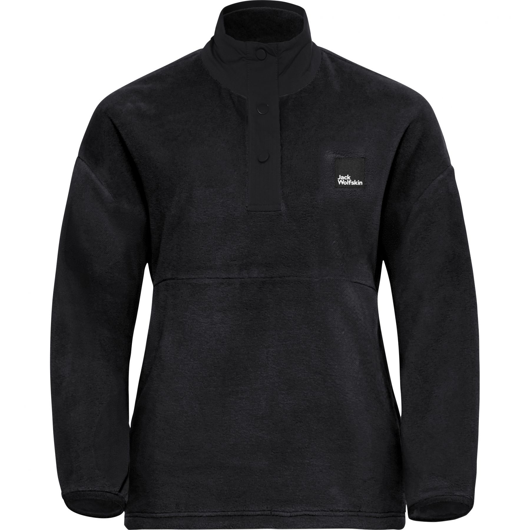Jack Wolfskin Sumetro, sudadera polar, mujer, negro