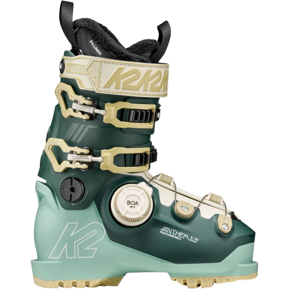 K2 Anthem X 115 BOA, botas de esquí, hombre, verde