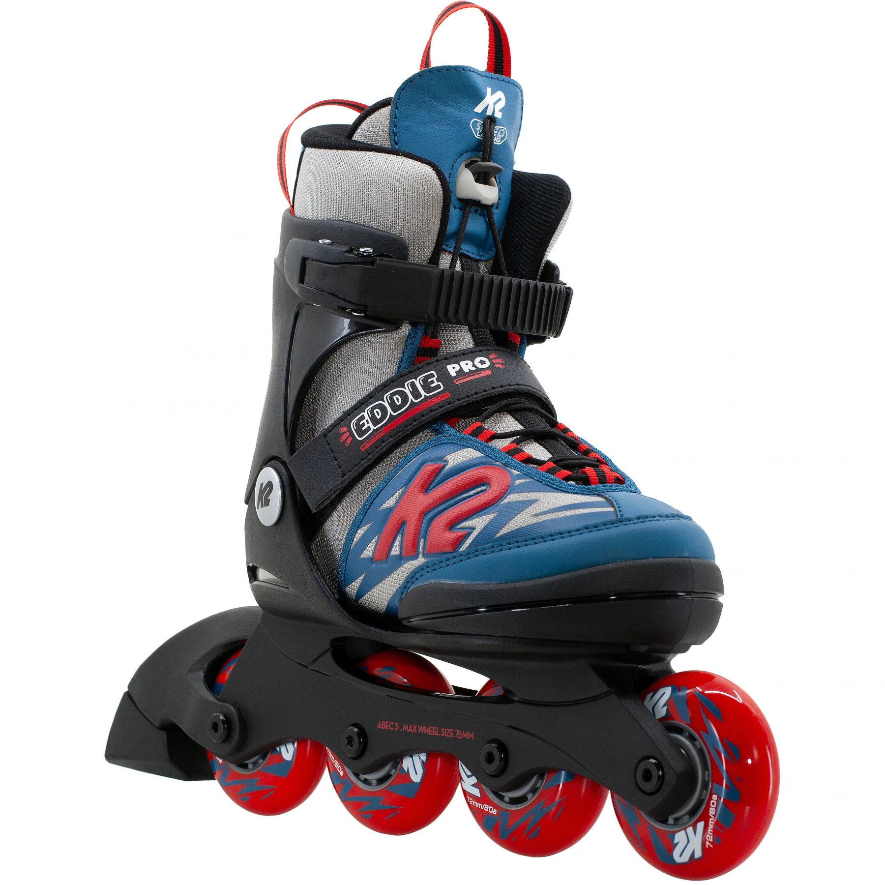 K2 Eddie Pro, patines en línea, junior, negro/azul