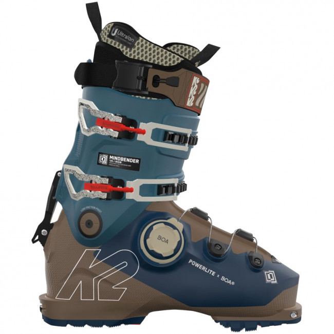 K2 Mindbender 120 BOA, botas de esquí, hombre, azul/marrón