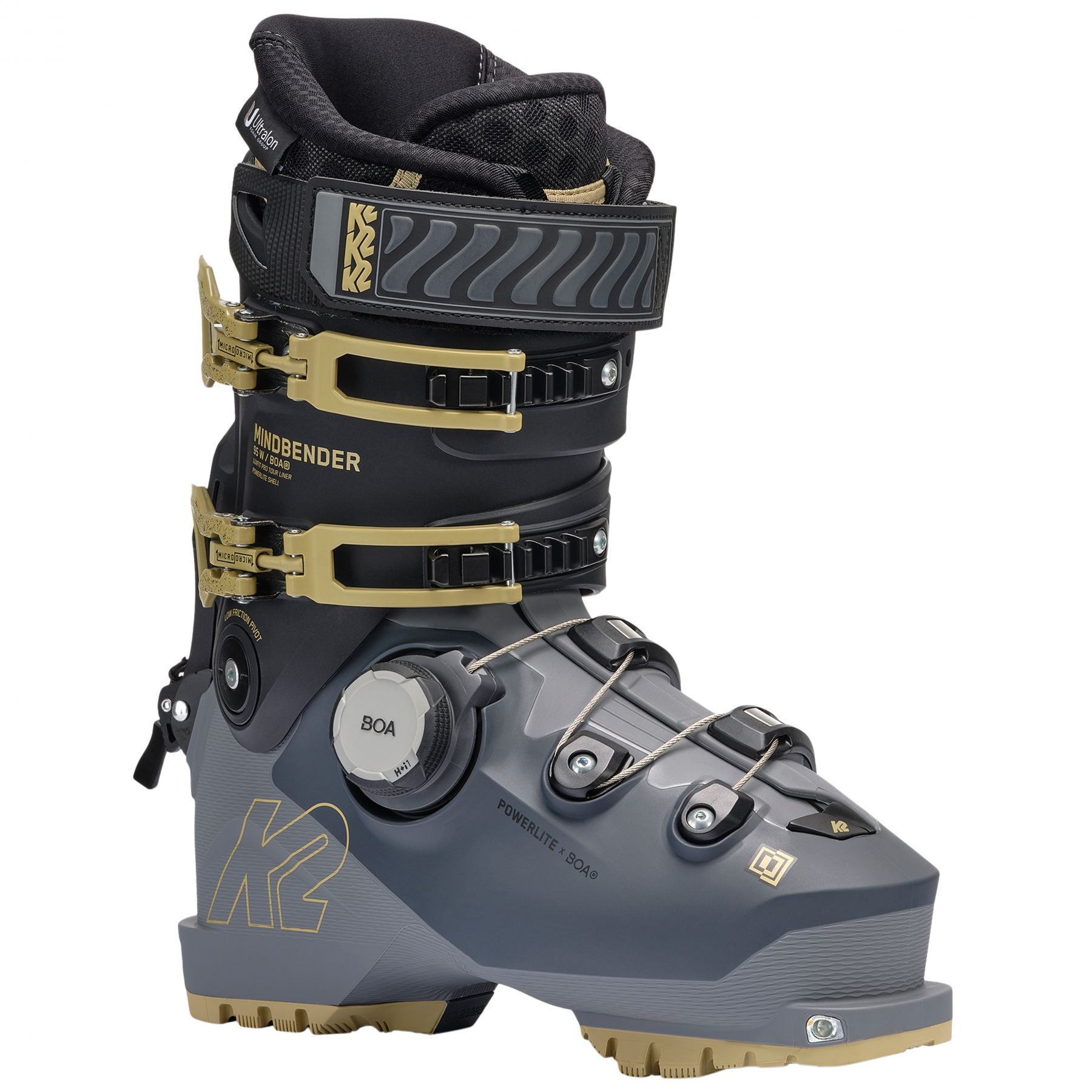 K2 Mindbender 95 BOA, Botas esquí, Mujer, Gris/negro