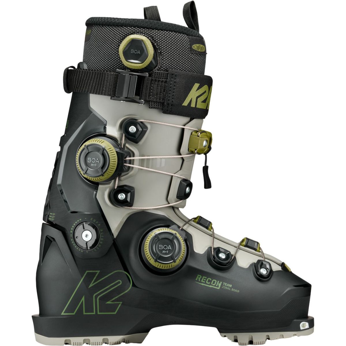 K2 Recon Team Zonal BOA, botas de esquí, hombre, negro