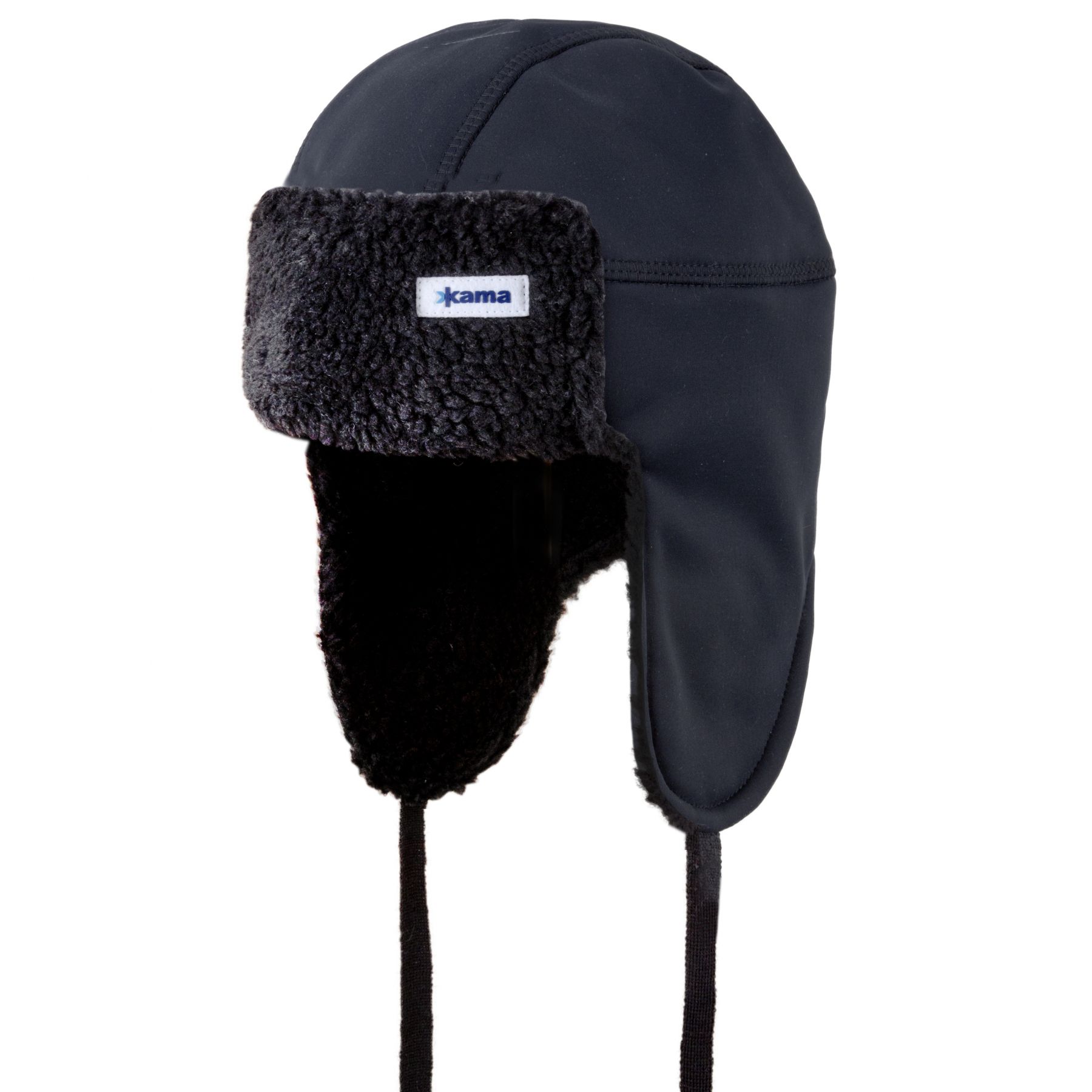 Kama Lapon, gorro softshell, negro