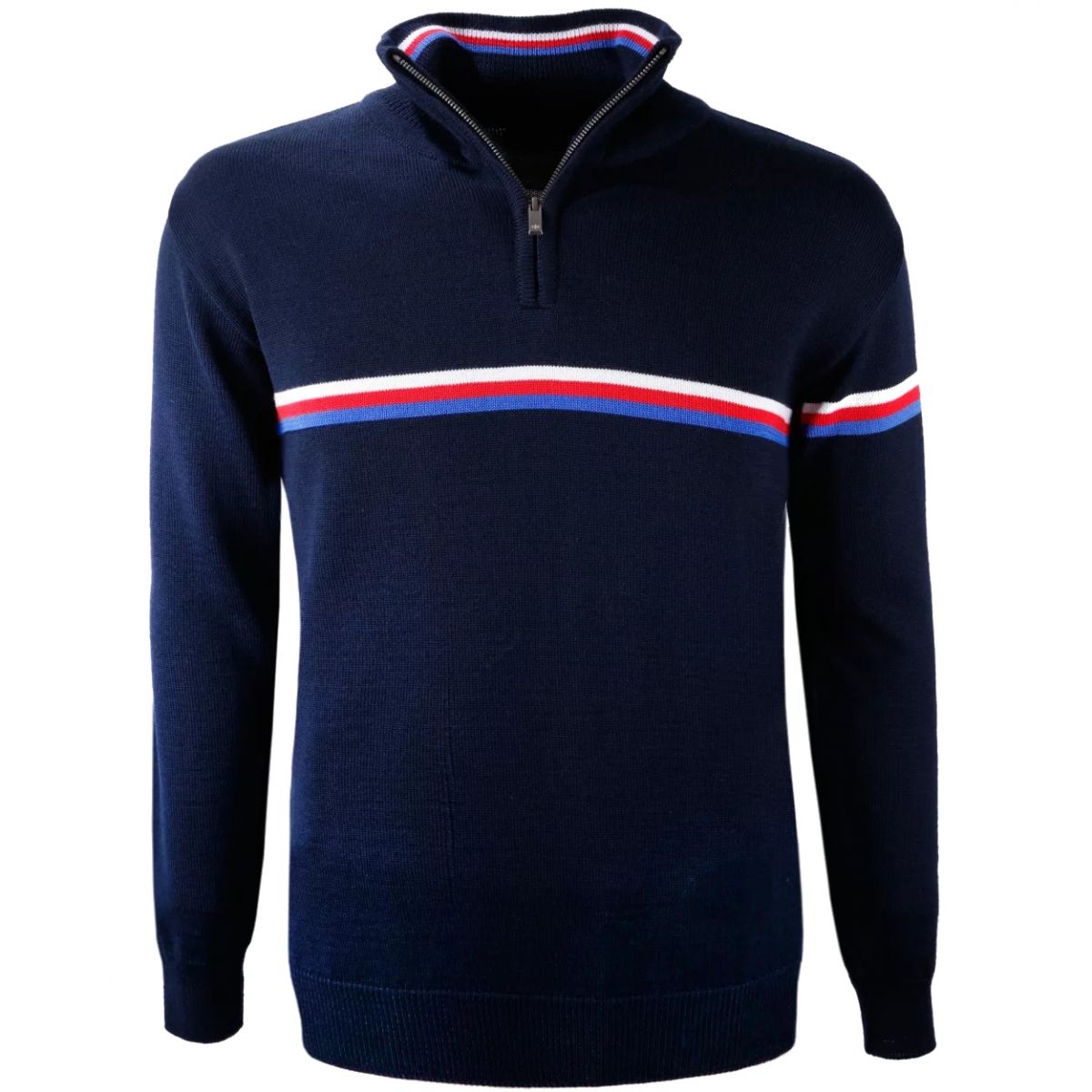 Kama Loke Merino, suéter, hombre, azul oscuro