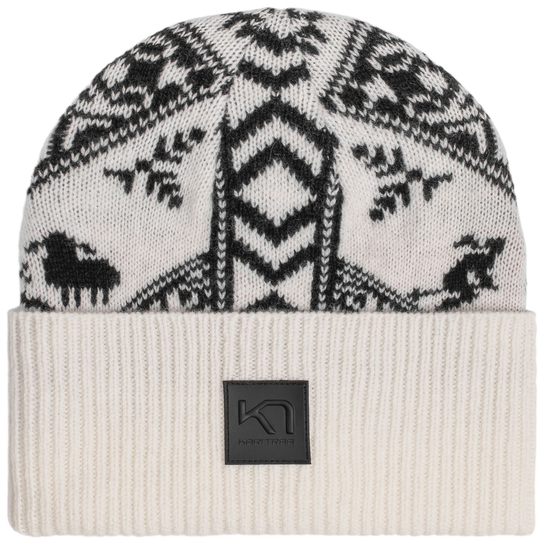 Kari Traa Saga Knit, gorro, mujer, negro/blanco
