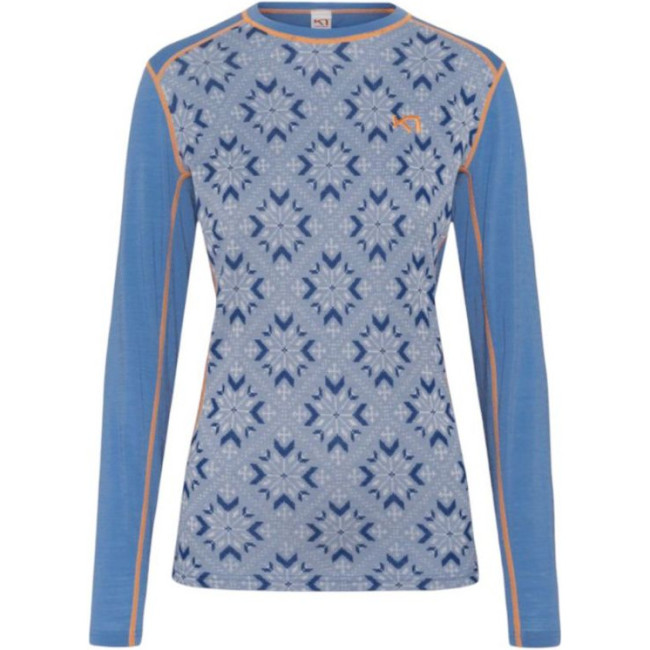 Kari Traa Iselin, camiseta térmica, mujer, azul
