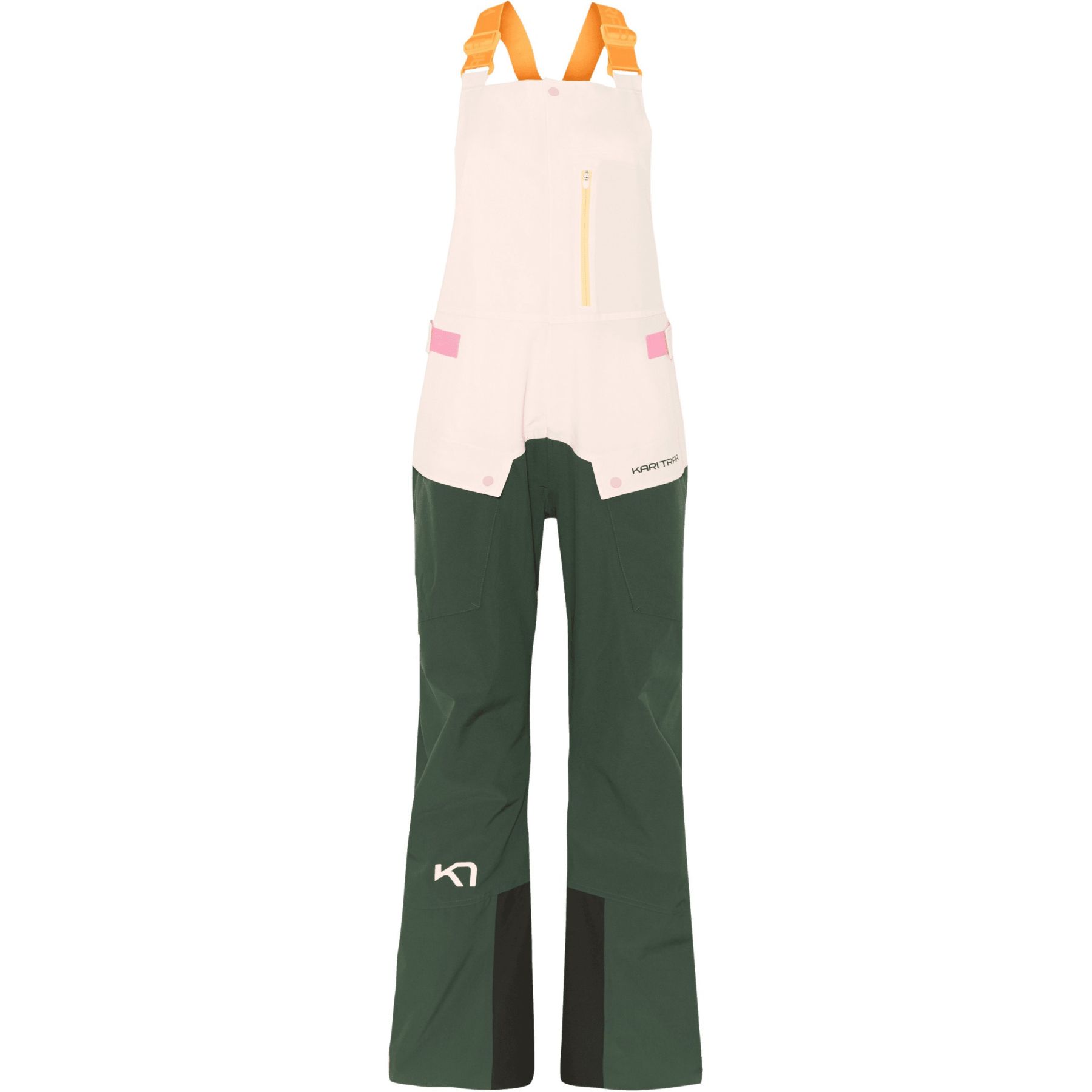Kari Traa Johanne Bib, pantalones de esquí, mujer, verde oscuro