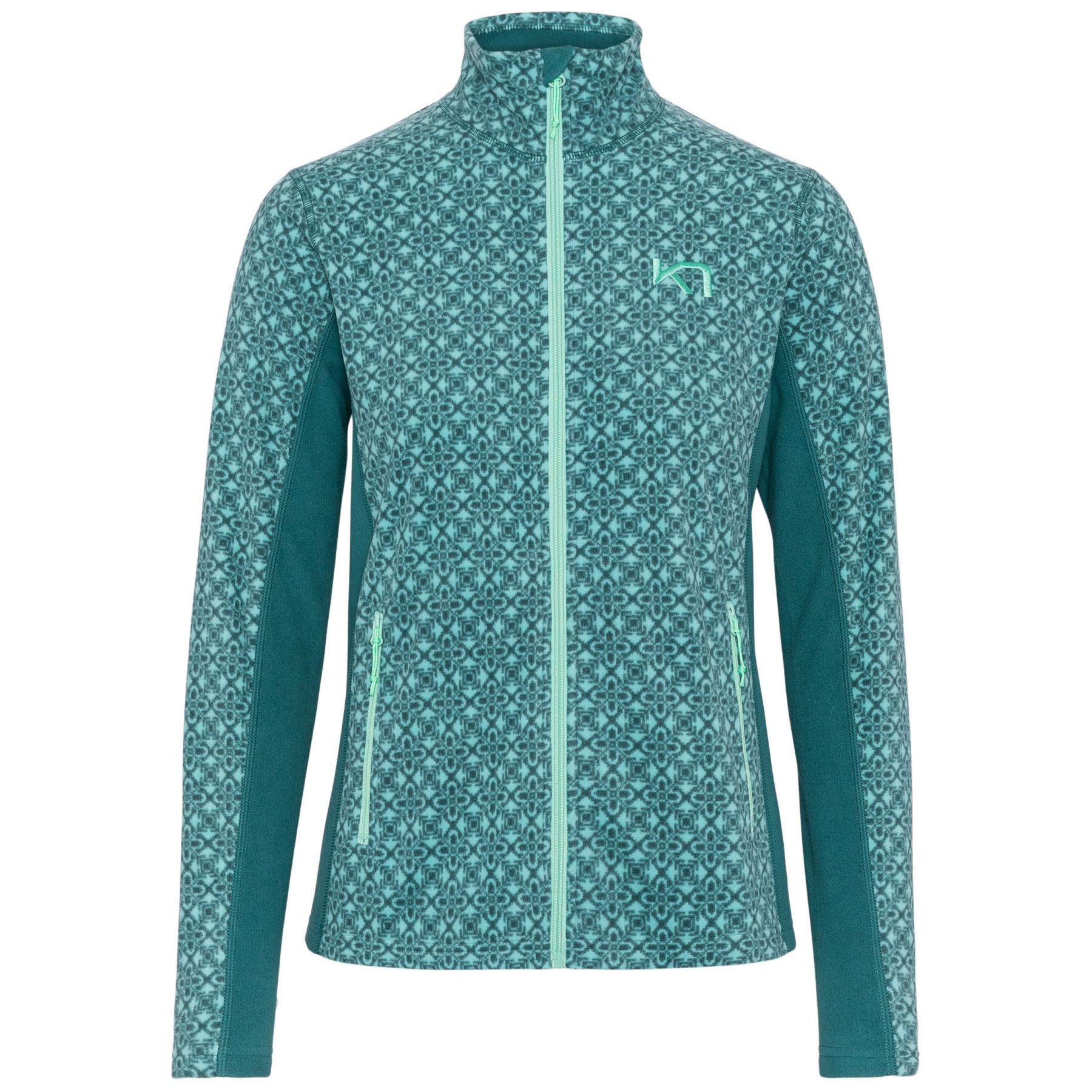 Kari Traa Olga Fleece, chaqueta polar, mujer, verde
