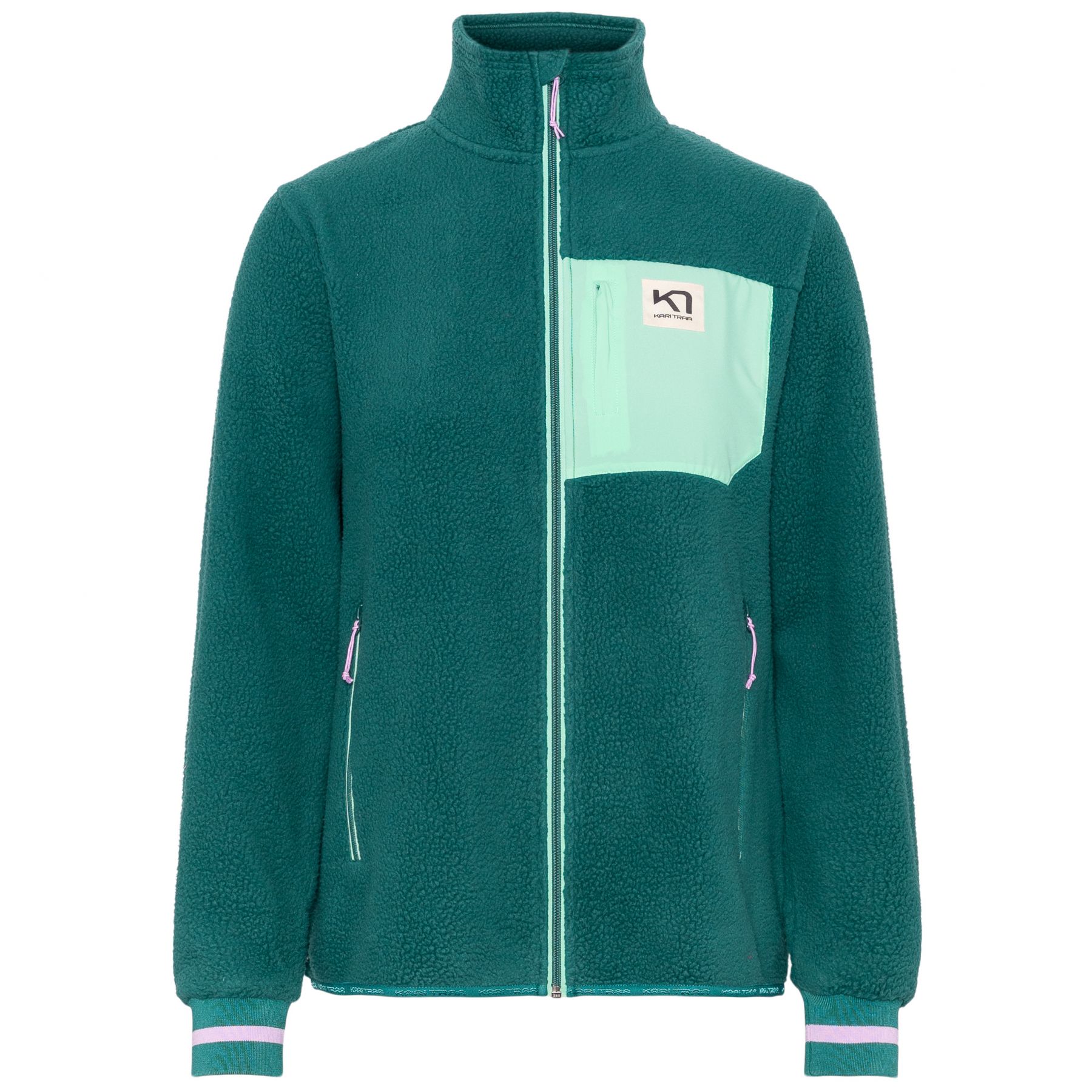 Kari Traa Røthe Midlayer, chaqueta polar, mujer, verde
