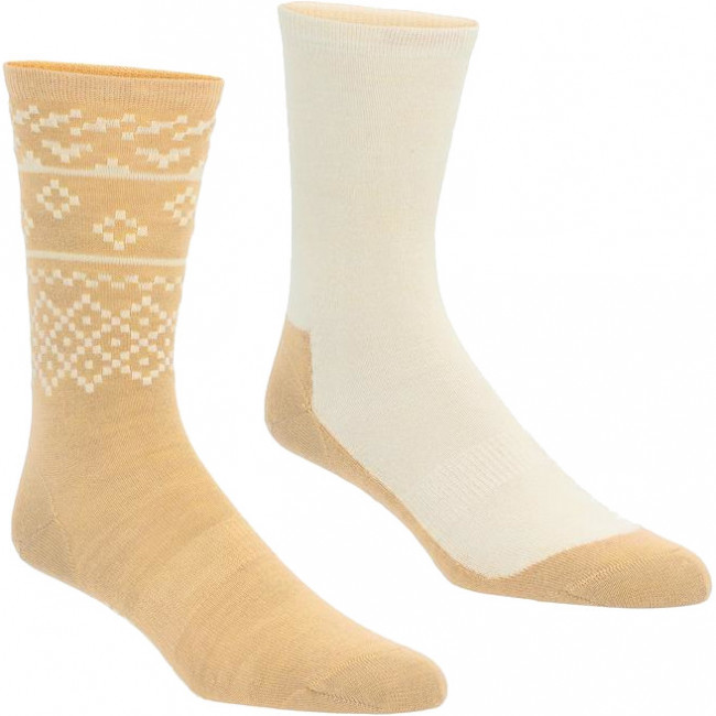 Kari Traa Ragna, calcetines de senderismo, mujer, 2 pares, amarillo claro