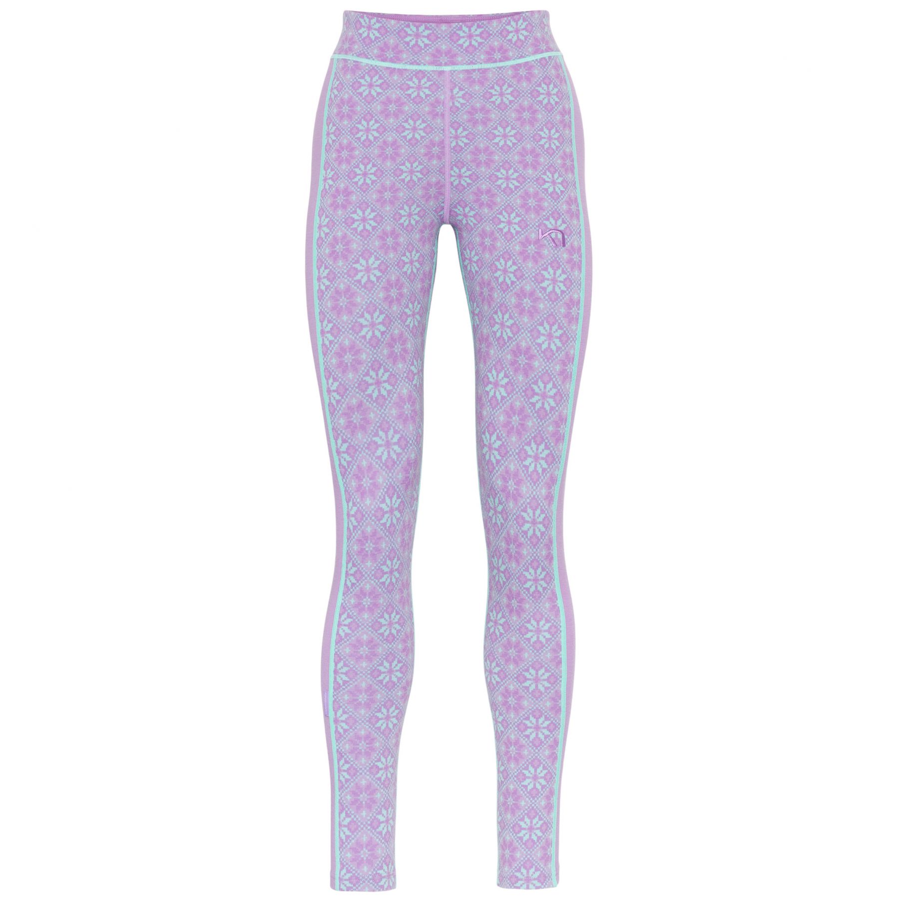 Rose High Waist, mallas térmicas de esquí, mujer, lila