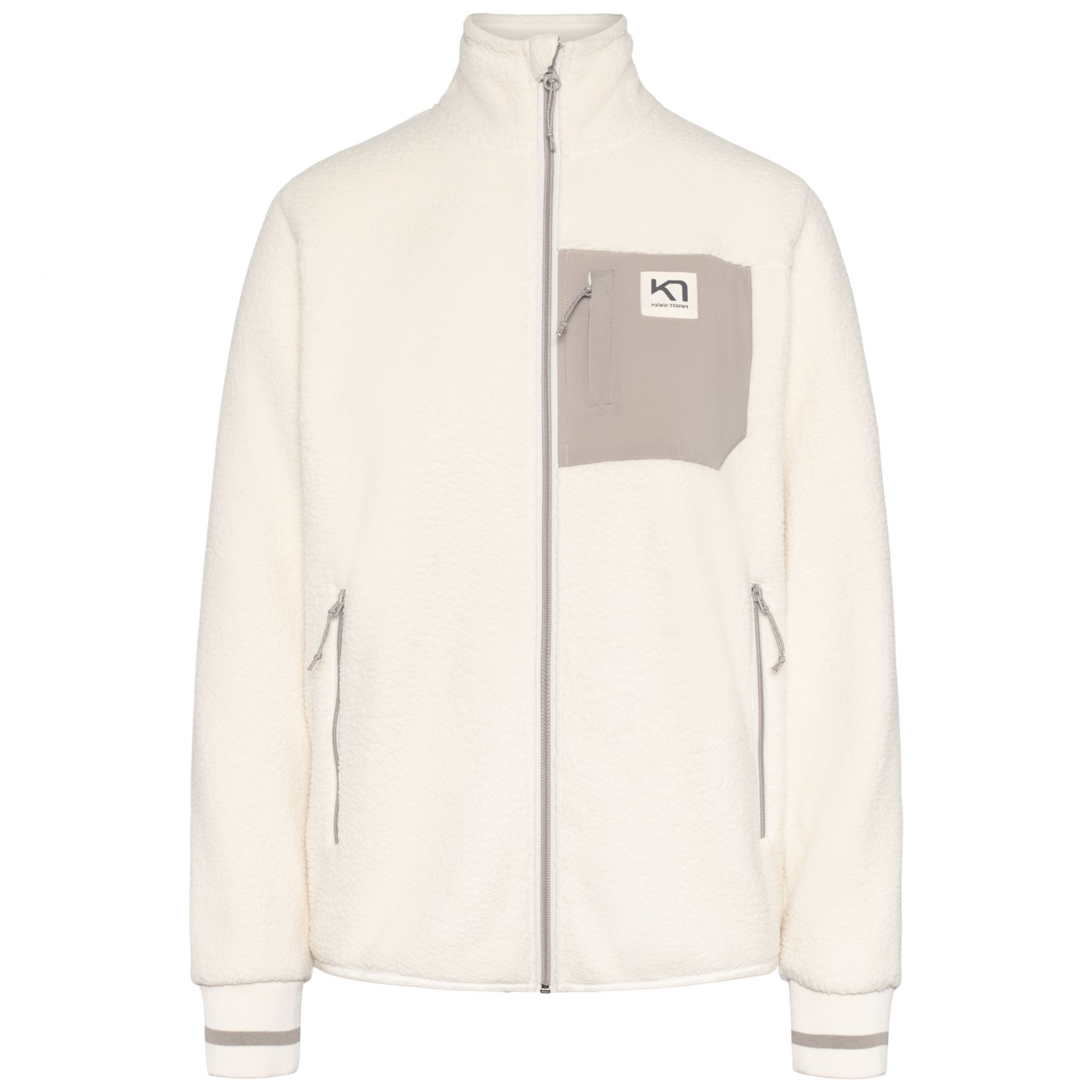Kari Traa Rothe, chaqueta polar, mujer, beige claro