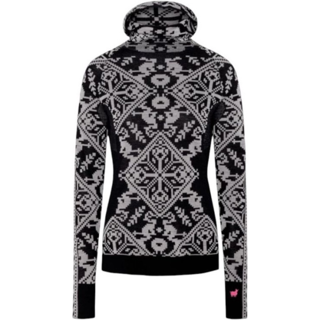 Kari Traa Saga Hood, camiseta térmica, mujer, negro