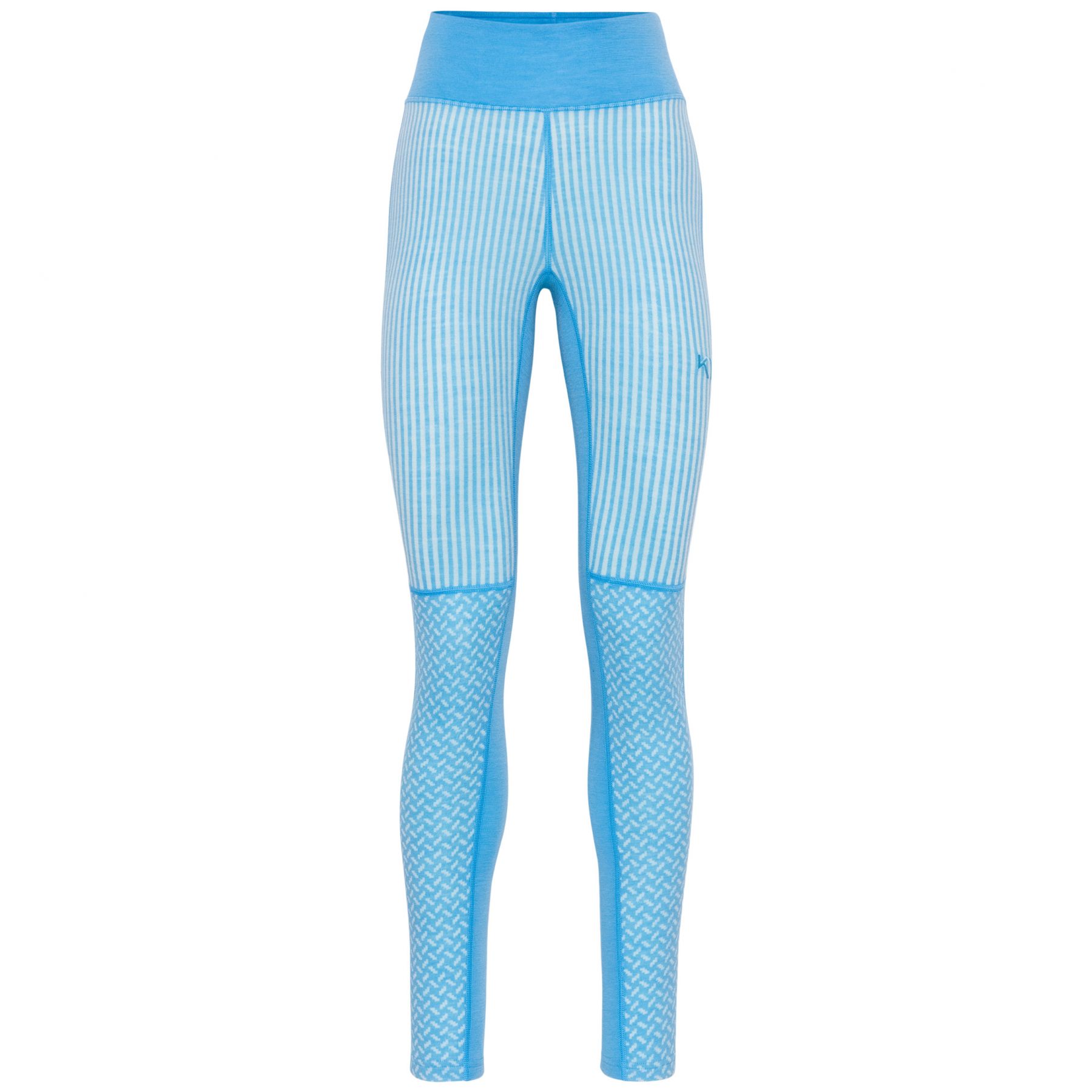 Kari Traa Smekker High Waist, mallas térmicas de esquí, mujer, azul