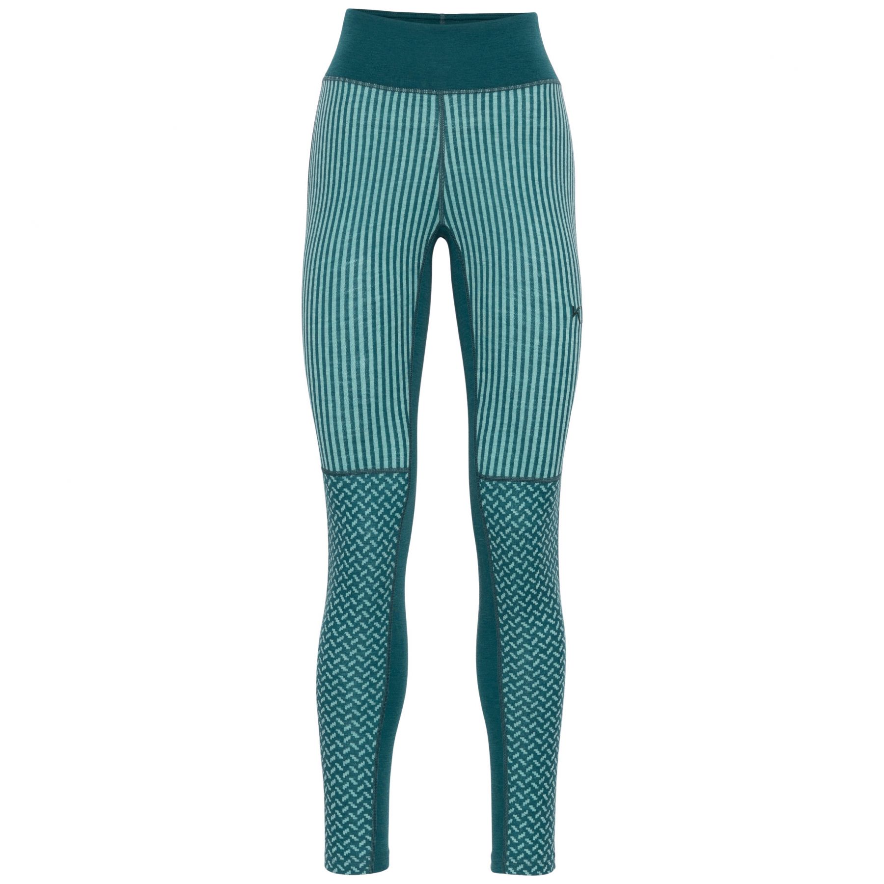 Kari Traa Smekker High Waist, mallas térmicas de esquí, mujer, verde