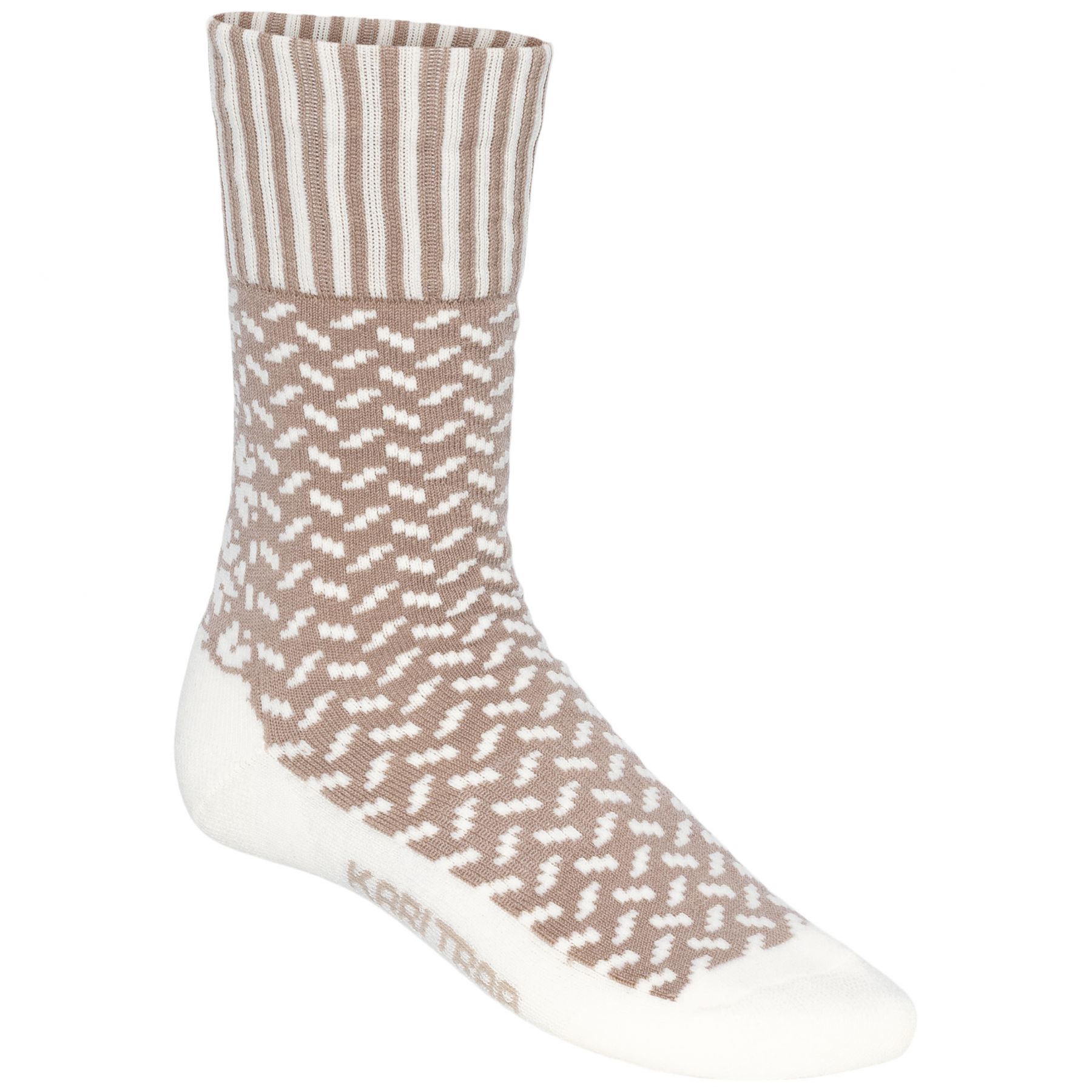 Smekker Sock, calcetines de senderismo, mujer, beige