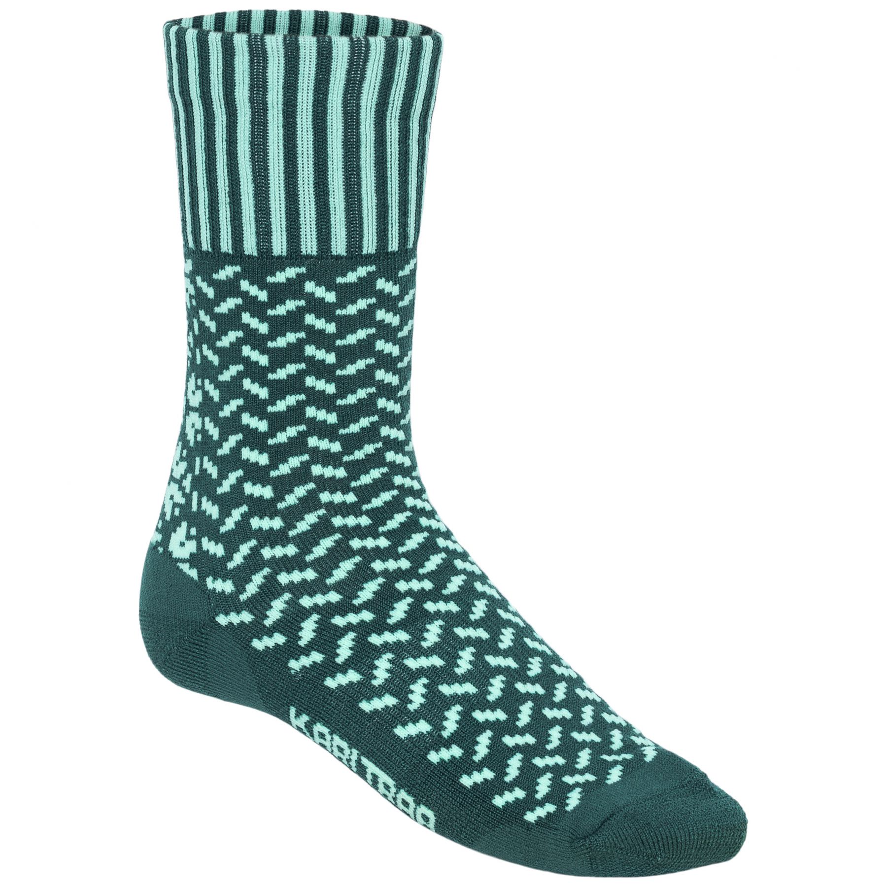 Smekker Sock, calcetines de senderismo, mujer, verde