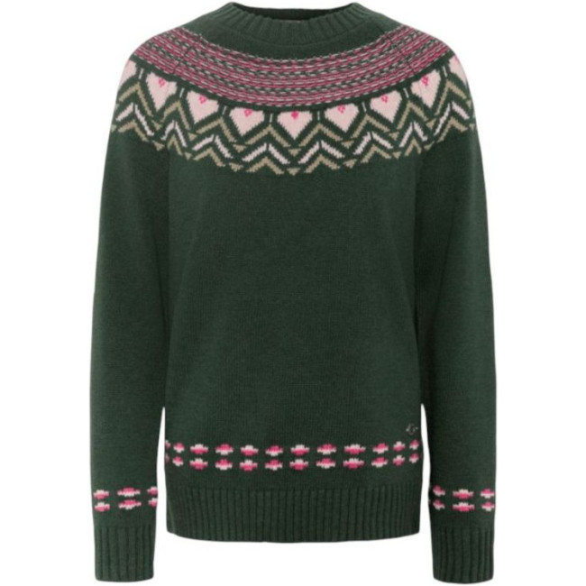 Kari Traa Sundve Knit, sudadera, mujer, verde oscuro