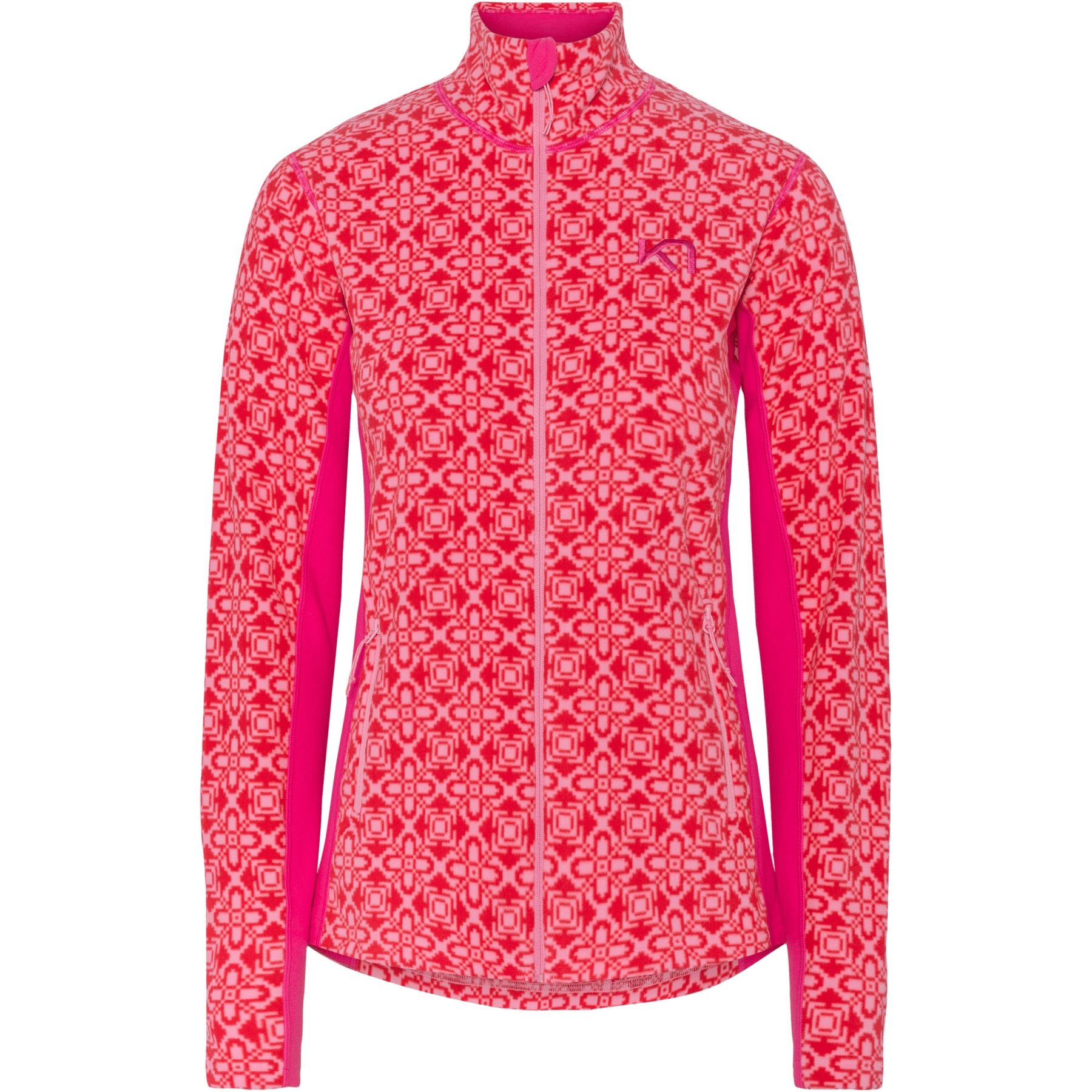 Kari Traa Thalena, chaqueta polar, mujer, pink