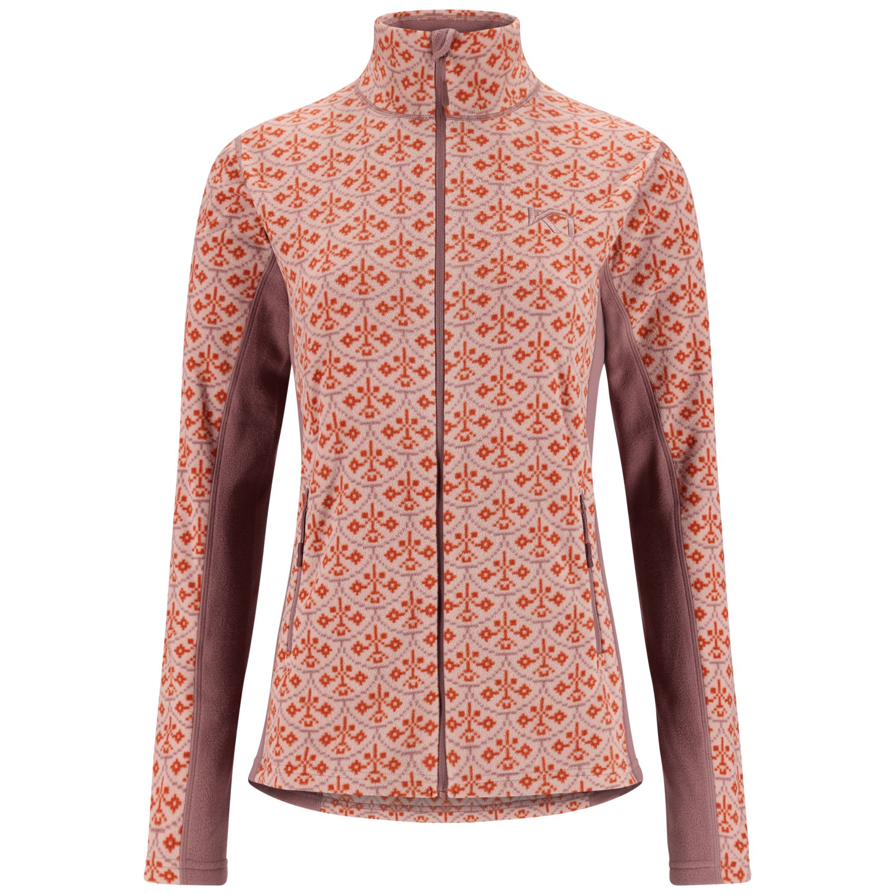 Kari Traa Thalena, chaqueta polar, mujer, taupe