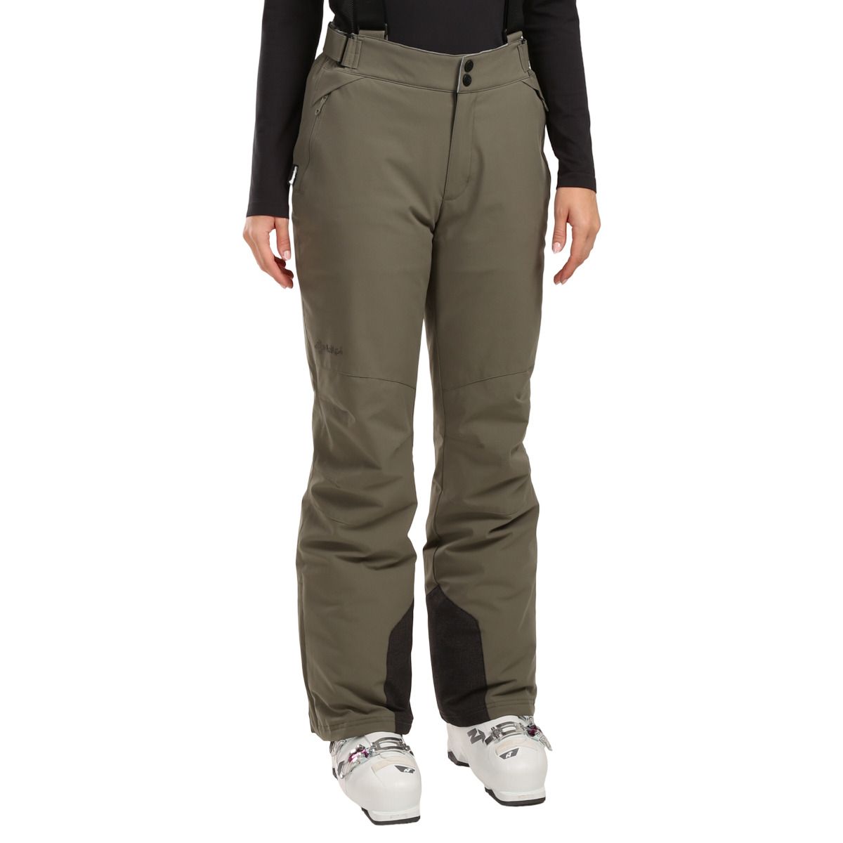 Kilpi Elare, pantalones de esquí, talla grande, mujer, verde