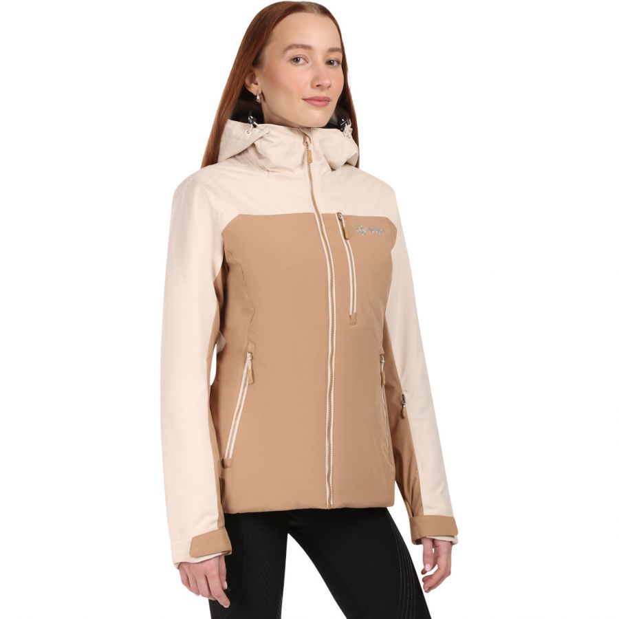 Kilpi Flip, chaqueta de esquí, mujer, beige