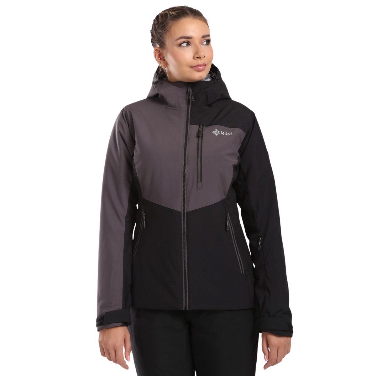 Kilpi Flip, chaqueta de esquí para mujer, negra