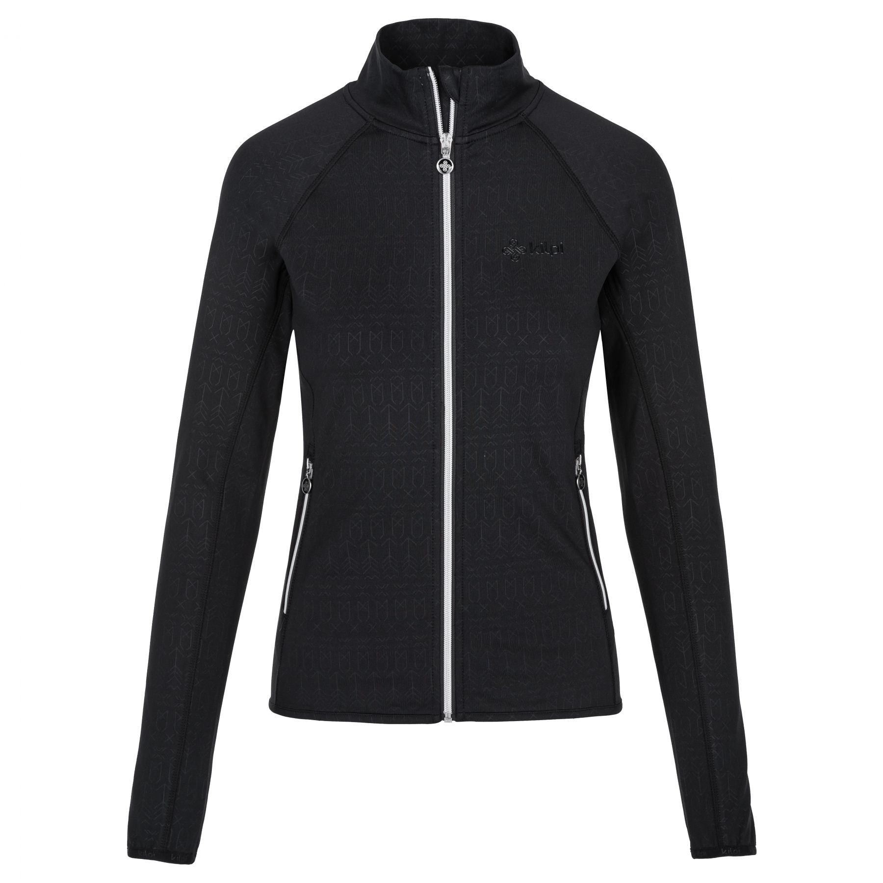 Kilpi Junie, capa intermedia para mujer, negro