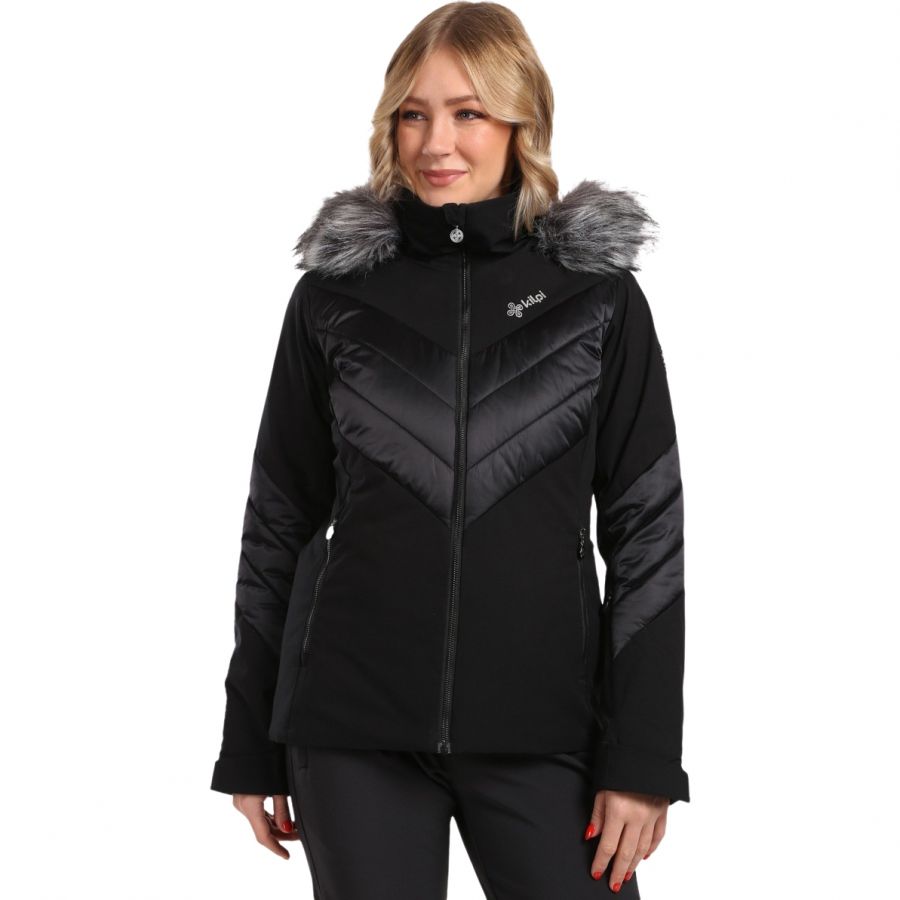 Kilpi Lin, Chaqueta de esquí, Tallas grandes, Mujer, Negro