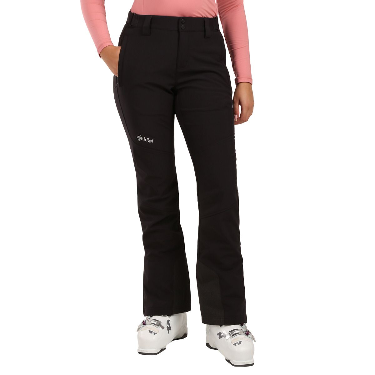Kilpi Rhea, pantalones de esquí, talla grande, mujer, negro