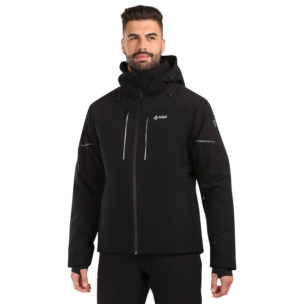 Kilpi Tonnsi, chaqueta de esquí, tallas grandes, hombre, negro