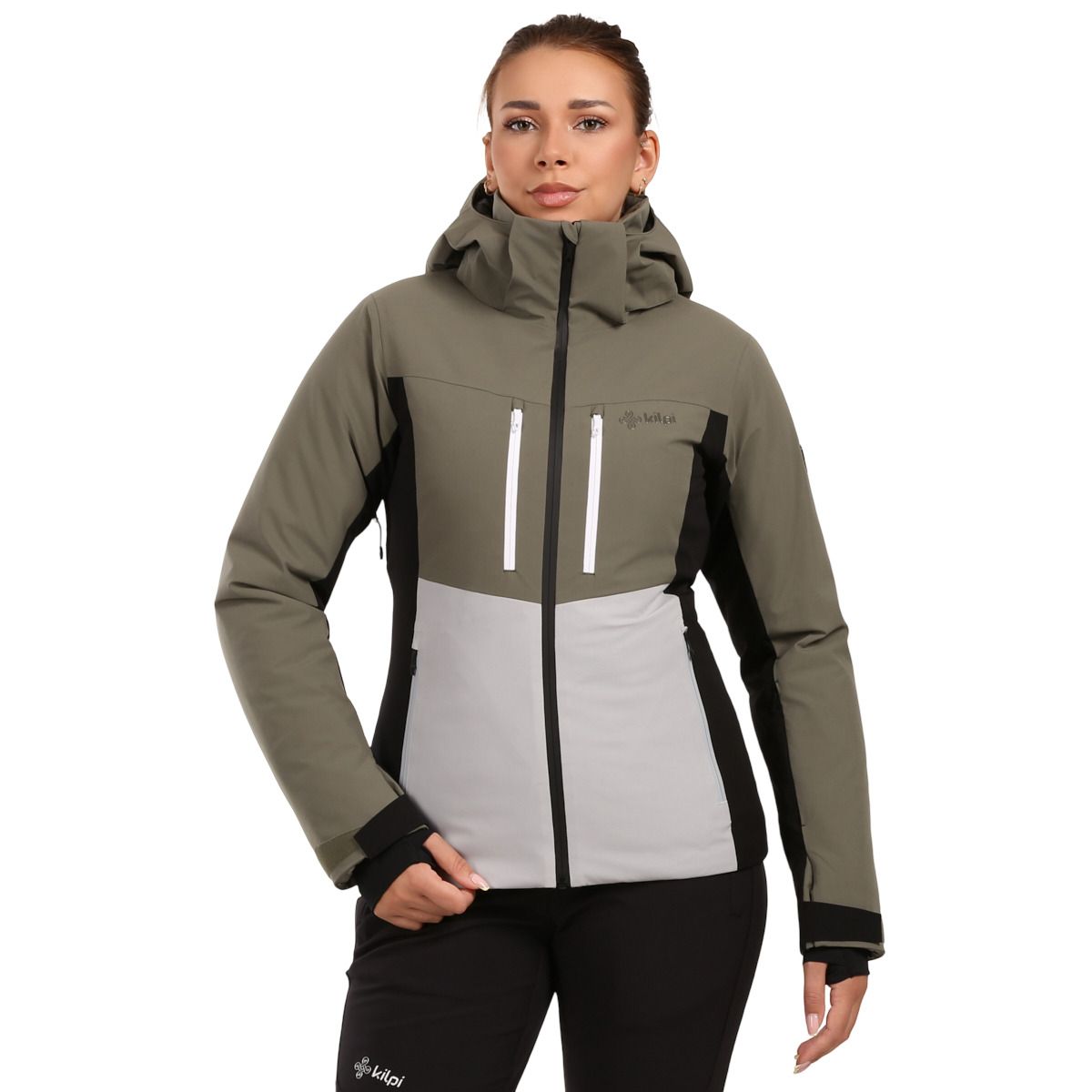 Kilpi Valera, chaqueta de esquí, talla grande, mujer, verde
