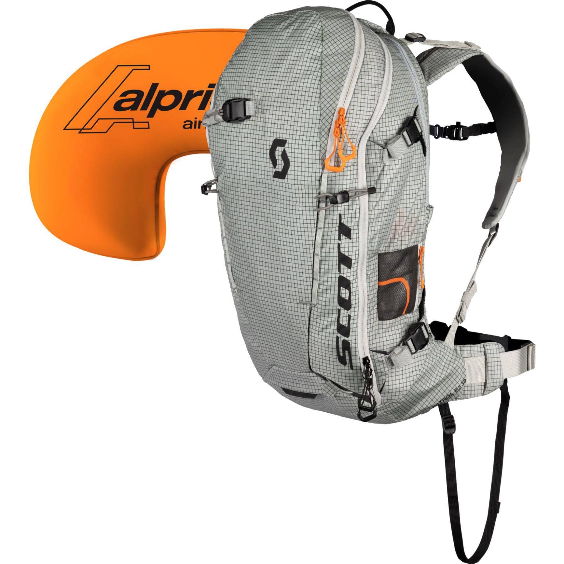 Kit de mochila Scott Pack Patrol E2 38, gris claro