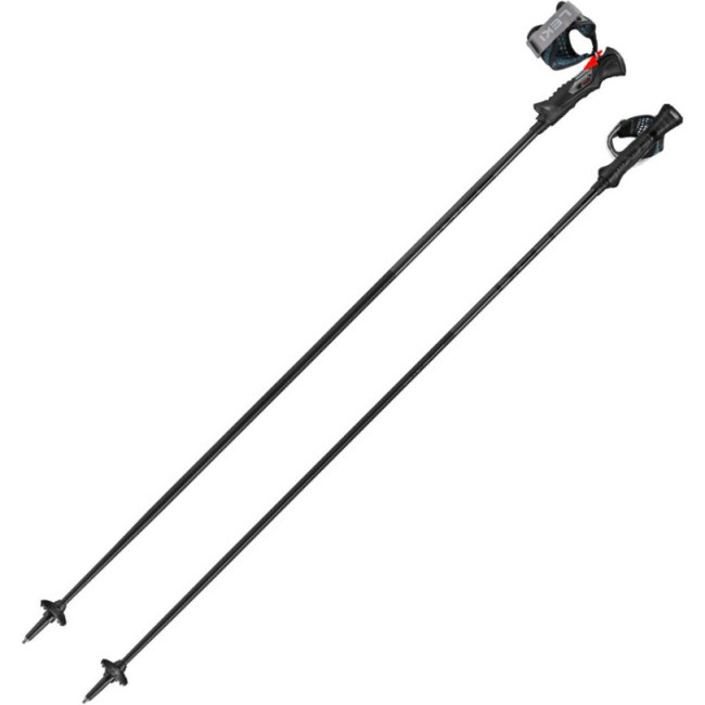 Leki Airfoil 14 TR, bastones de esquí, negro/gris
