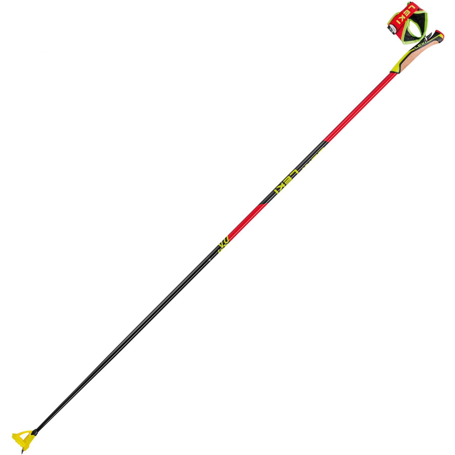 Leki PRC 750, bastones de esquí de fondo, negro/rojo