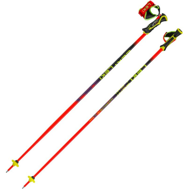 Leki WCR Pro Lite SL TR, bastones de esquí, junior, rojo/morado