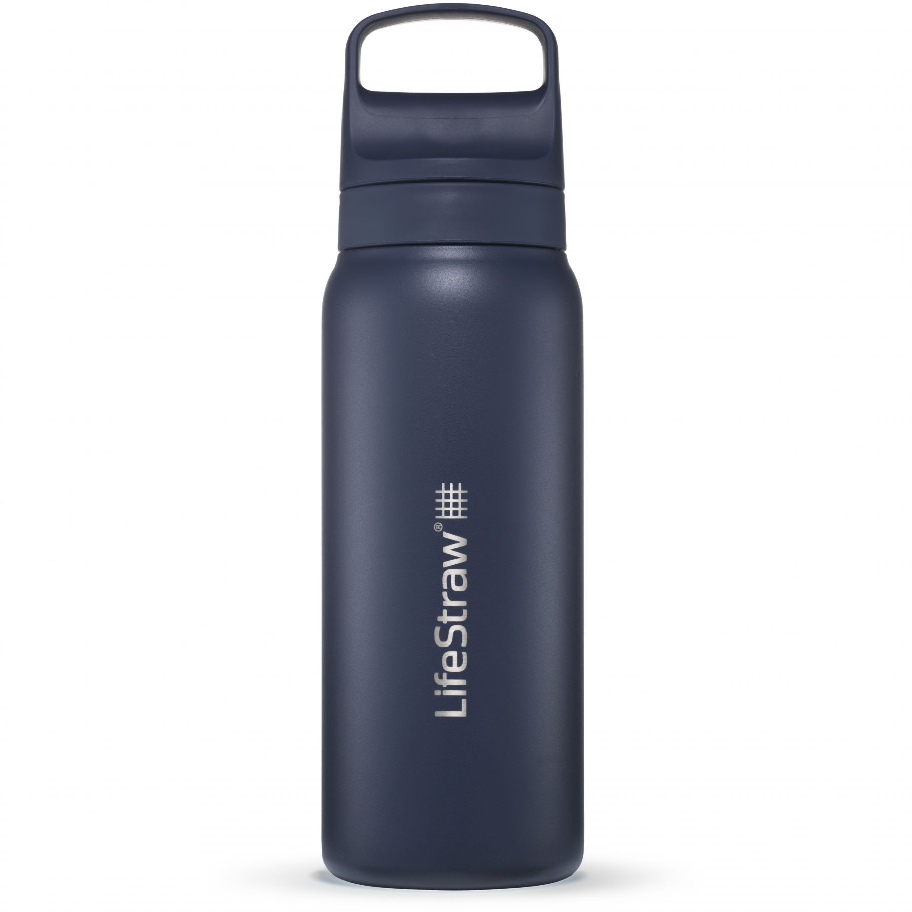 LifeStraw Go 2.0 Stainless Steel, botella de filtro de agua, azul oscuro