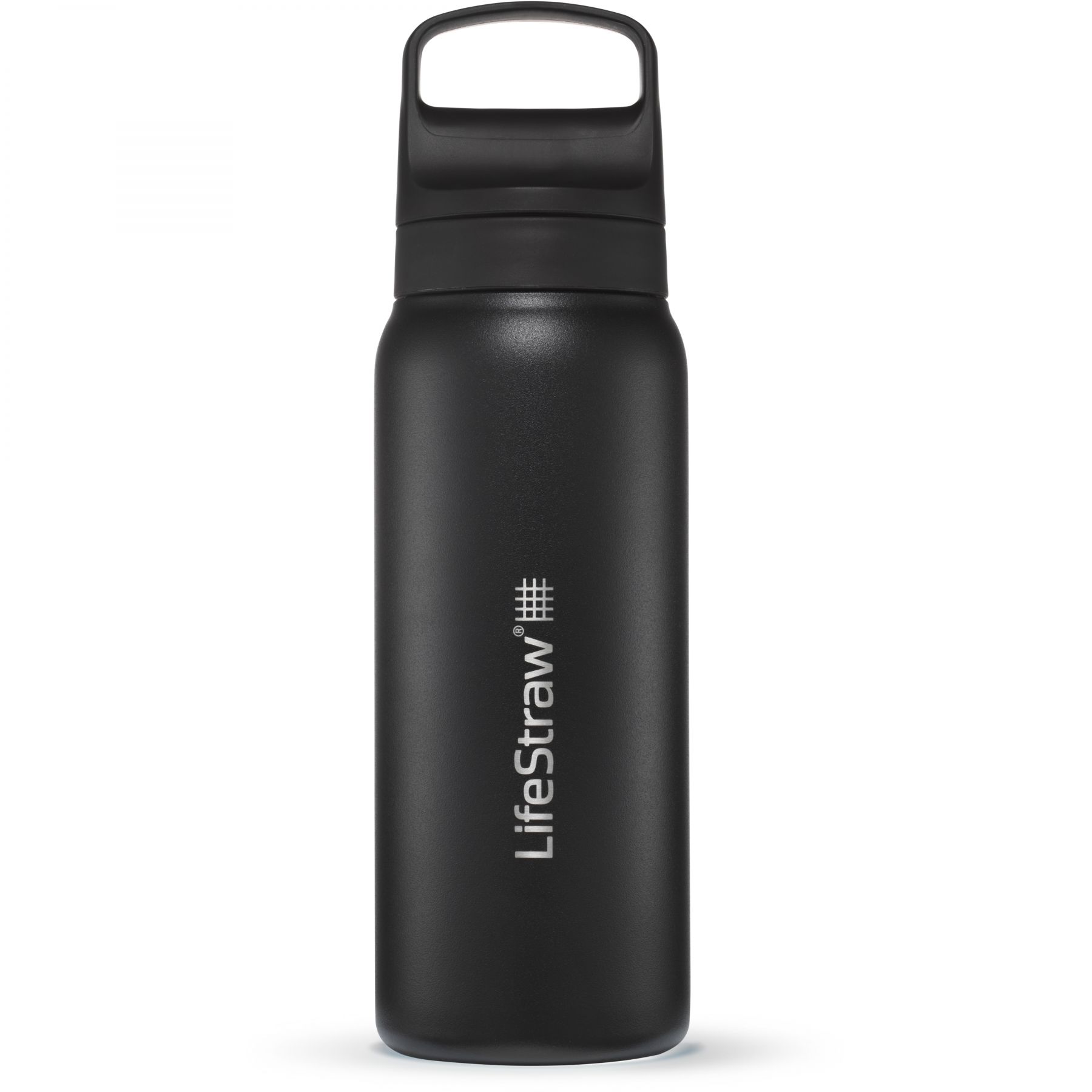 LifeStraw Go 2.0 Stainless Steel, botella de filtro de agua, negro