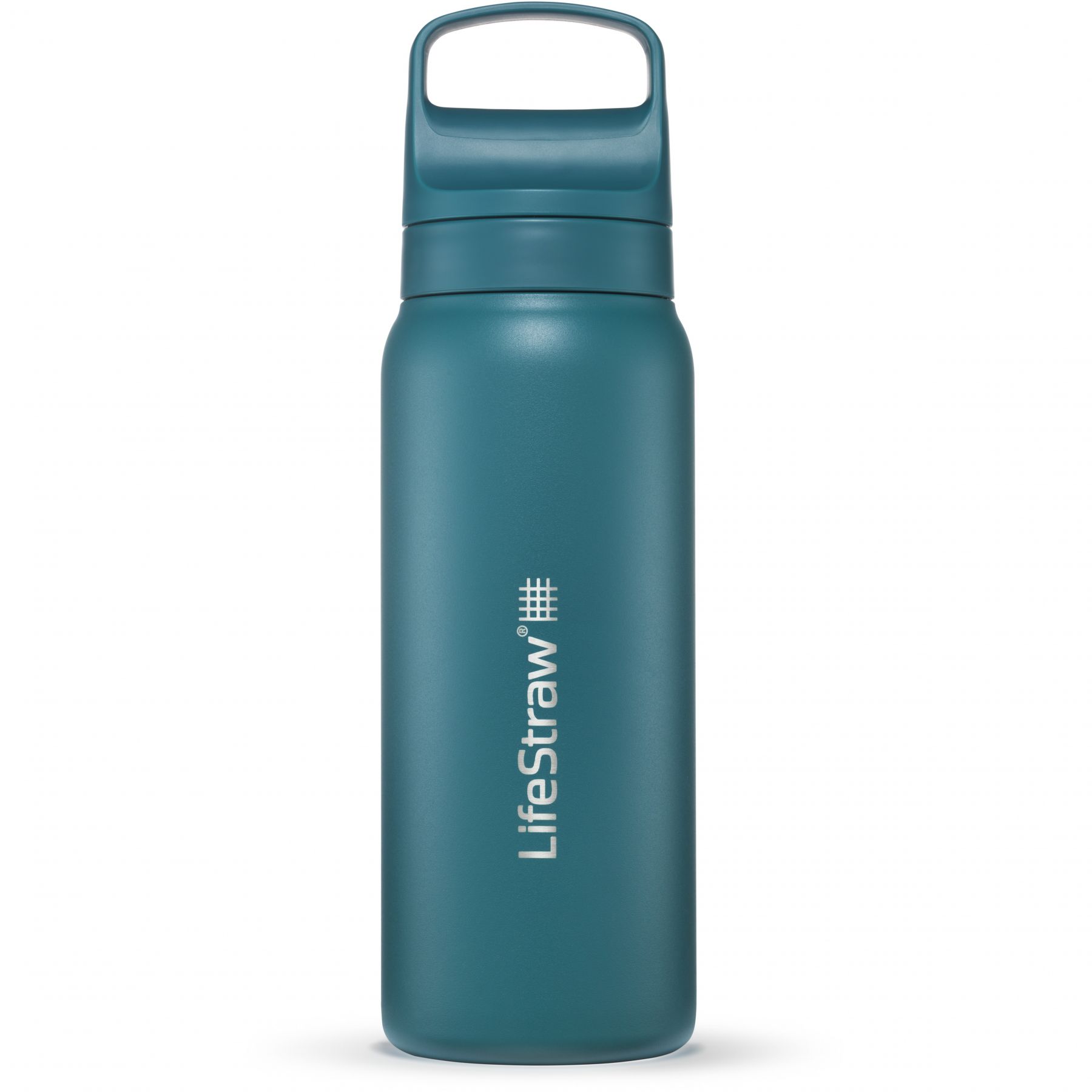 LifeStraw Go 2.0 Stainless Steel, botella de filtro de agua, turquesa