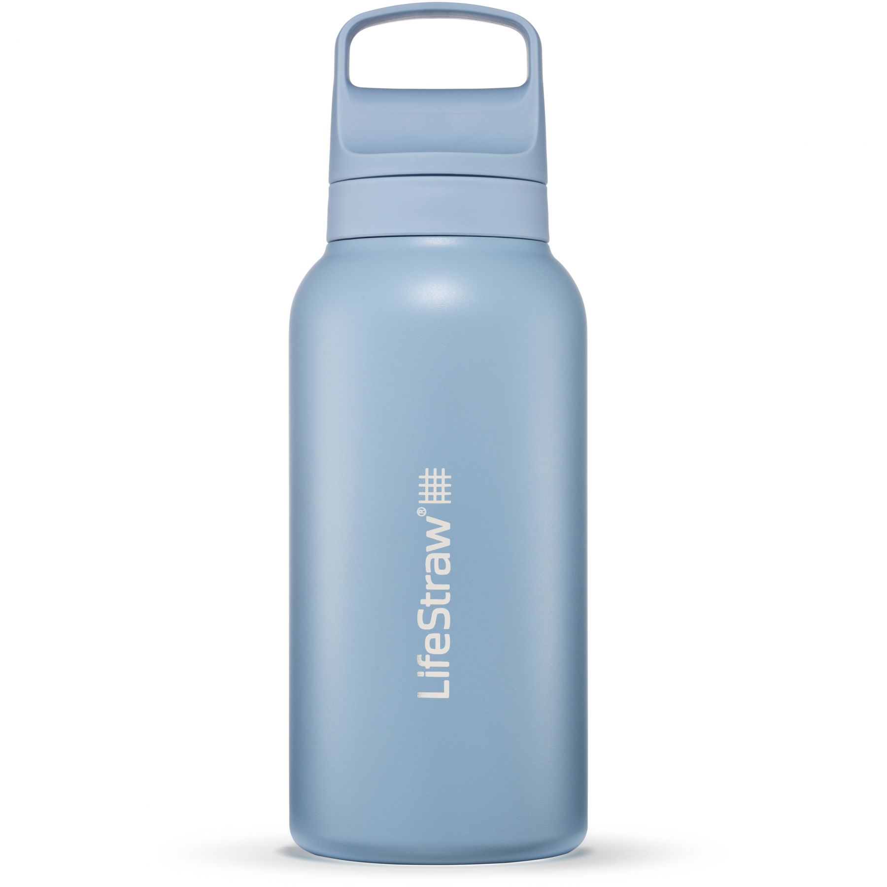LifeStraw Go 2.0 Stainless Steel Water Filter Bottle 1L, Azul