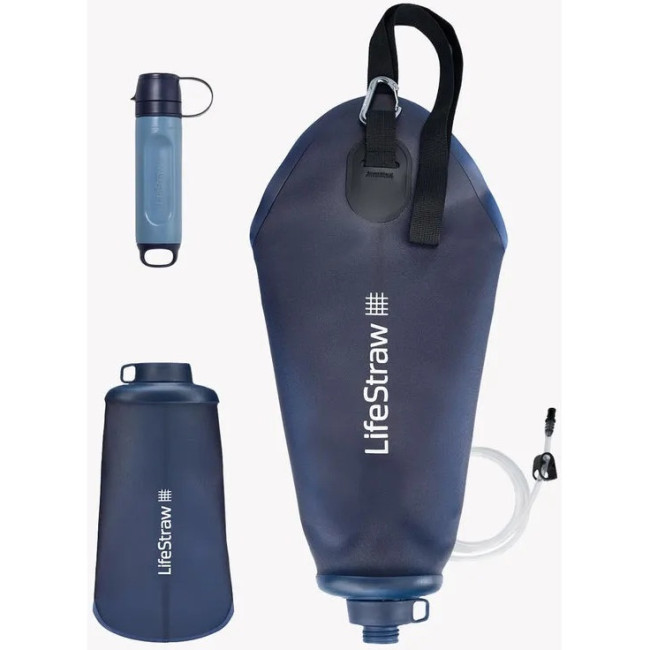 Lifestraw Peak Kit de hidratación todo en uno, azul oscuro