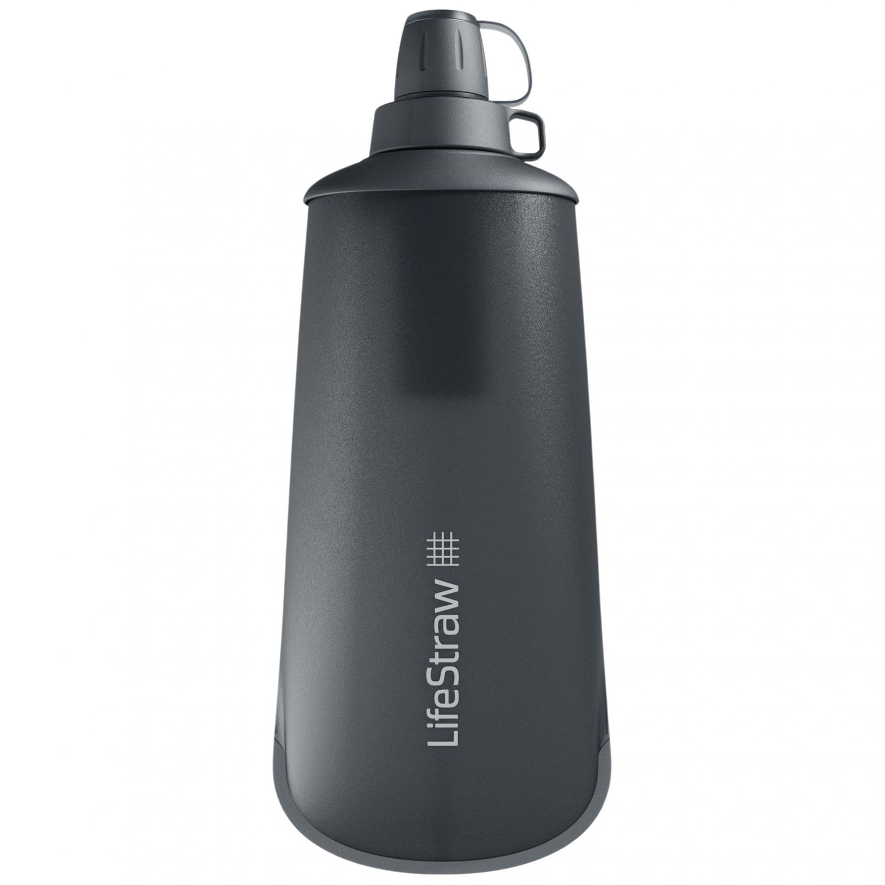 LifeStraw Peak Series Botella Collabsible Squeeze, 1L, gris oscuro