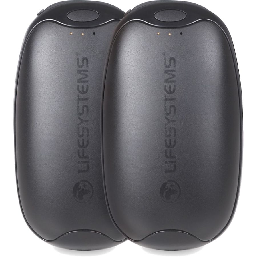 LifeSystems Rechargeable Dual Palm Handwarmers, USB, Calentadores de Manos Recargables