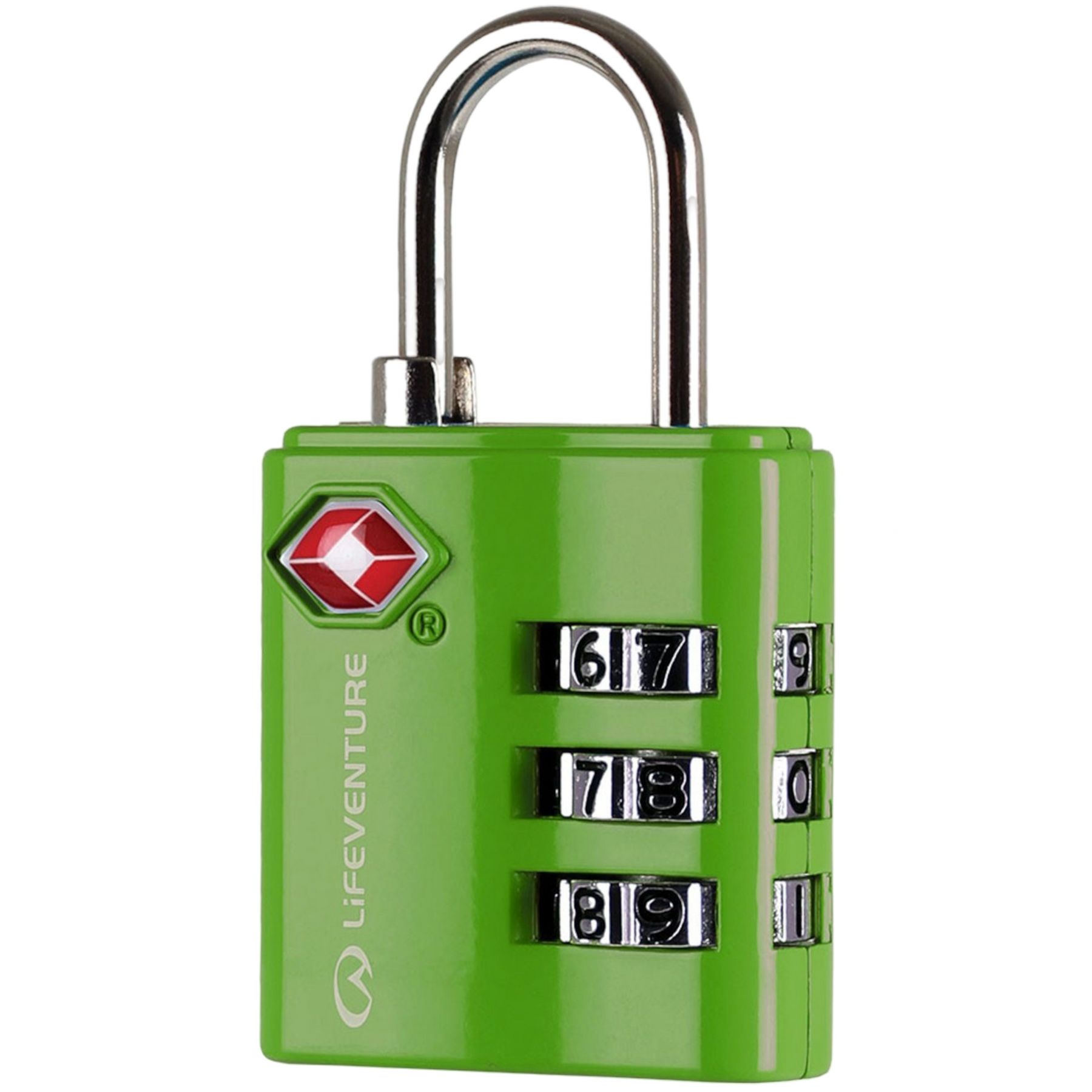 Lifeventure Candado TSA, unisex, verde
