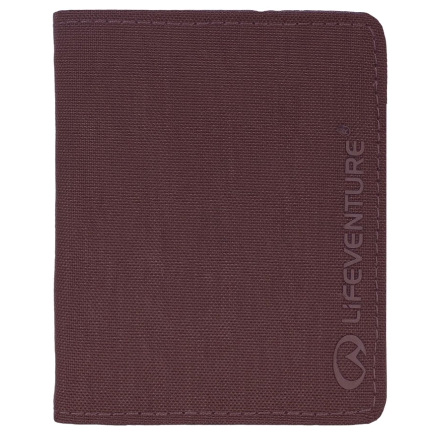 Lifeventure Cartera RFID, unisex, rojo ciruela