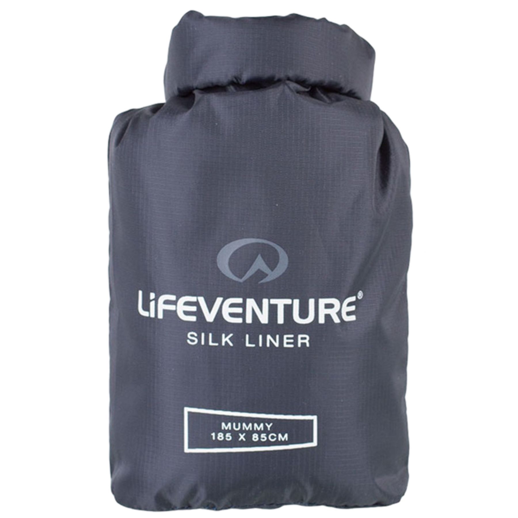 Lifeventure Liner de Saco de Dormir de Seda, momia, gris