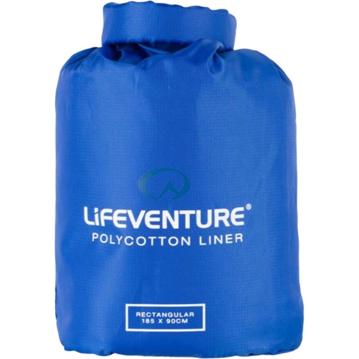 Lifeventure Polybomuld Liner de Saco de Dormir, rectangular, azul